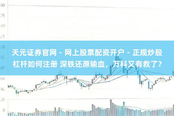 天元证券官网 - 网上股票配资开户 - 正规炒股杠杆如何注册 深铁还原输血，万科又有救了？